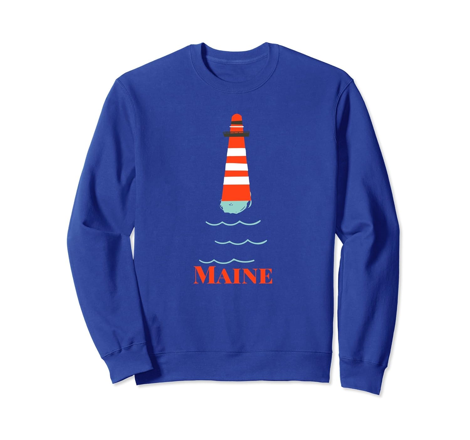 Maine Ocean Lighthouse Sweatshirt- TPT