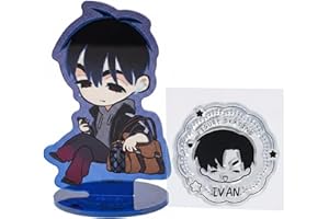 YJacuing Alien Stage Passion Love Series Acrylic Stand Stamp, Official ALNST 3rd Anniversary Collectible Anime Merch (Ivan)