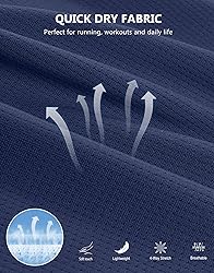 Pudolla Men's Workout Running Shorts with Zipper