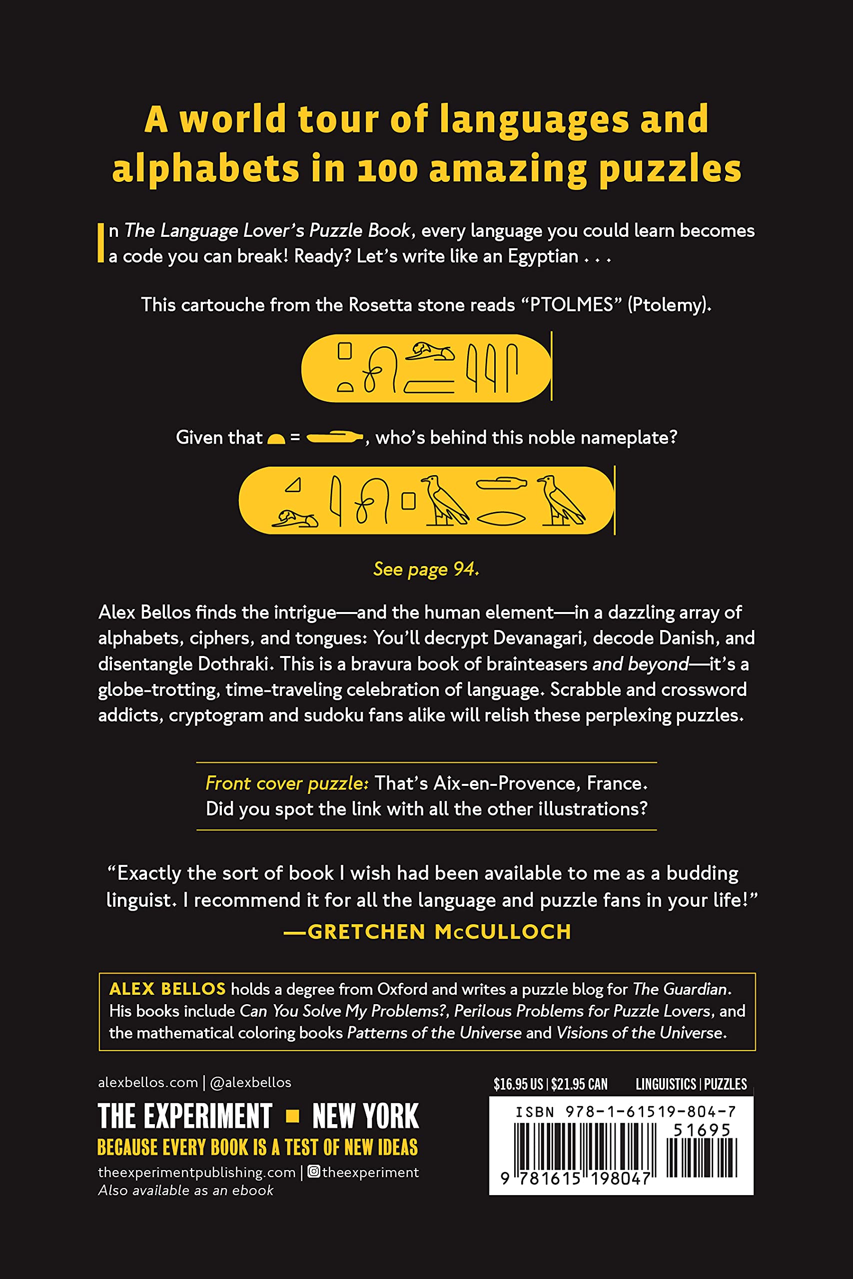 The Language Lover's Puzzle Book: A World Tour of Languages ...