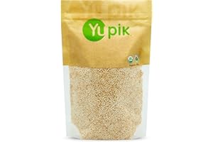 Yupik Organic Puffed Quinoa, 200 g, 6 Count, Gluten-Free, Non-GMO, Kosher, Vegan, Unsalted, Oil-Free, Sugar-Free, Popped Grai