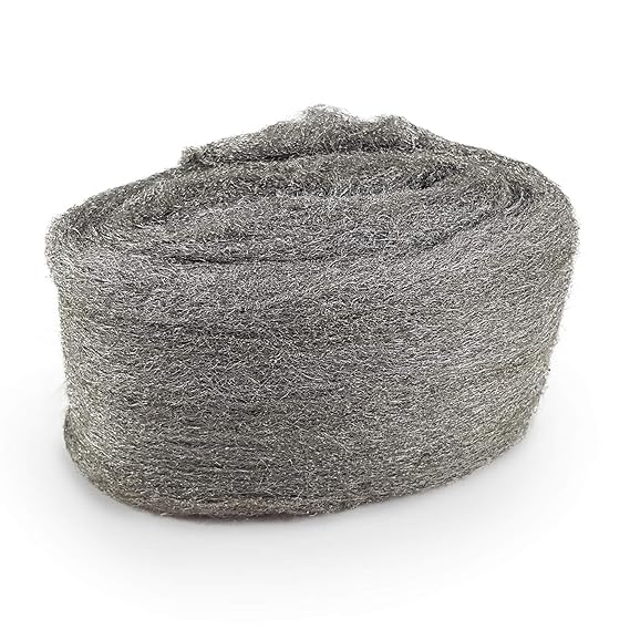 ??LEBENSLANGE GARANTIE??- CZ Store®- Stahlwolle|GRAD 0000| kratzfeste Stahlwolle aus Stahlstrohhalm|120 G|Stahlwolle zur Holz