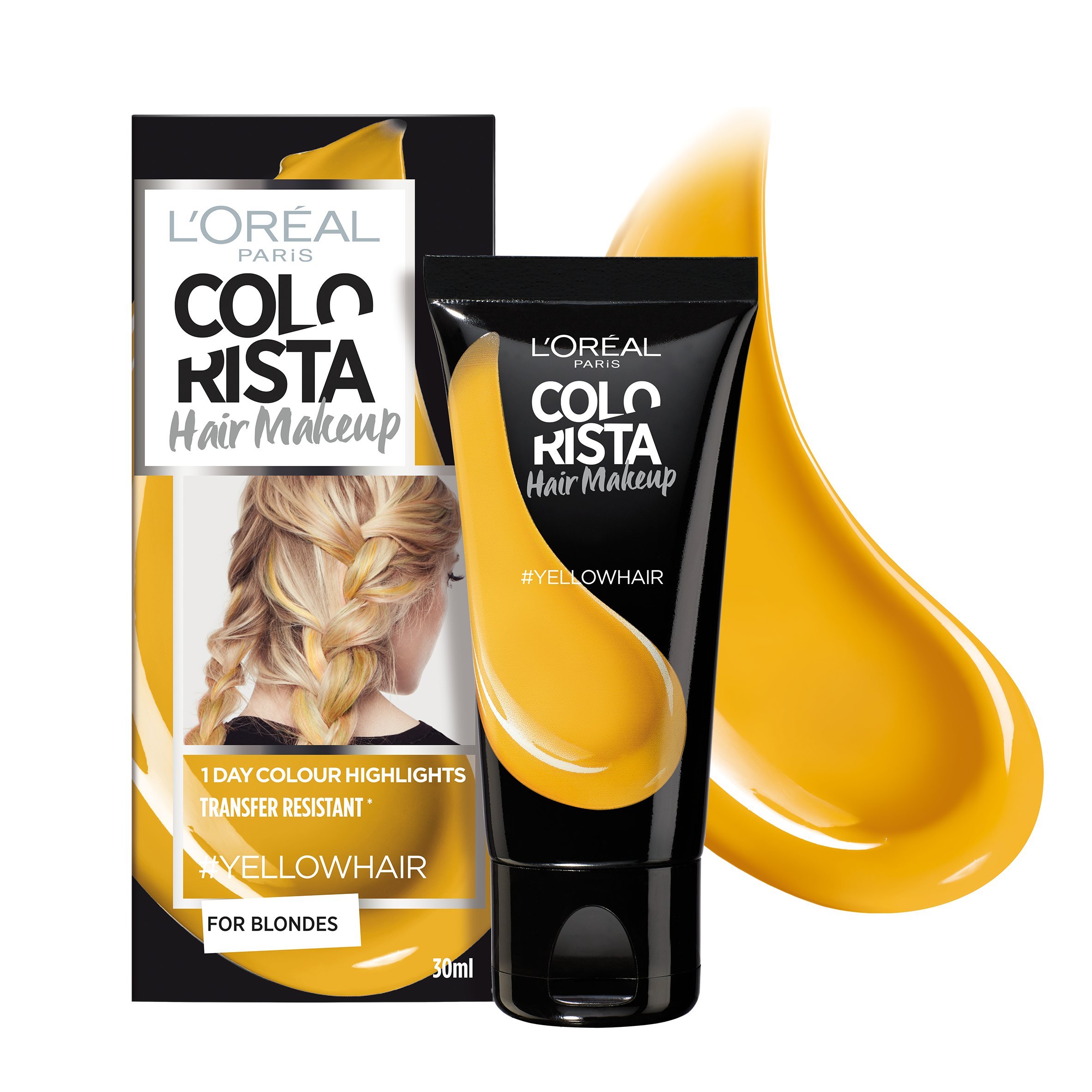 L'Oréal Paris Colorista Number 8 Hair Make Up, 30 ml, Yellow