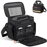 Wigojoy Travel Carrying Case Compatible with Jackery Explorer 300/240/160 | Portable Power Station Case, Water-resistant and Non-slip Bottom, Multiple Accessory Pocket, Abrasion-resistant Nylon Fabric