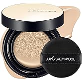 JUNG SAEM MOOL Essential Skin Nuder Cushion | Natural Finish, Buildable Coverage Cushion Foundation by Korean Makeup Artist (Refill Not Included, 0.49 Fl Oz), 19N N-Light