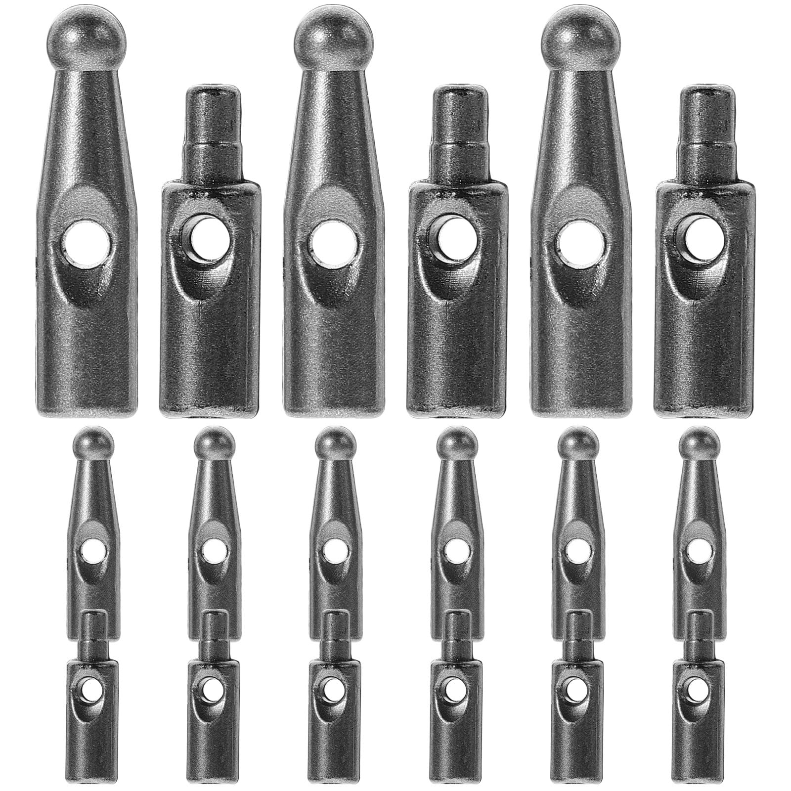 Hanabass 18PCS Umbrella Tail Head Beads, Plastic Umbrella Bone Components End Tips Replacement Parts, Universal Component Folding Rain Repair Parts