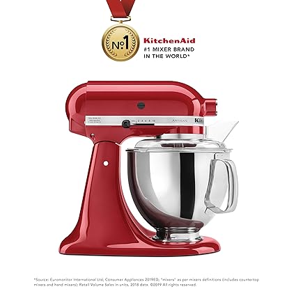 Buy Kitchenaid Artisan Series 5ksm150psder 300 Watt Tilt Head