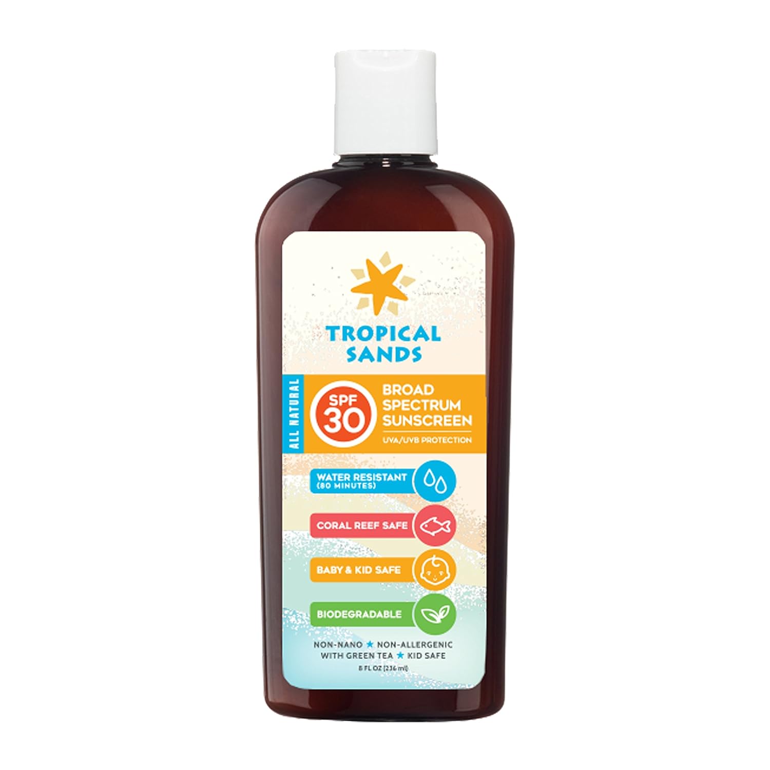 All Natural Biodegradable Water Resistant Sunscreen by Mexitan SPF 30
