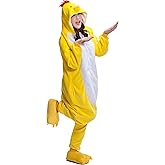 UreeUine Adult Chicken Kigurumi Animal Costume Pajamas Homewear Lounge Wear