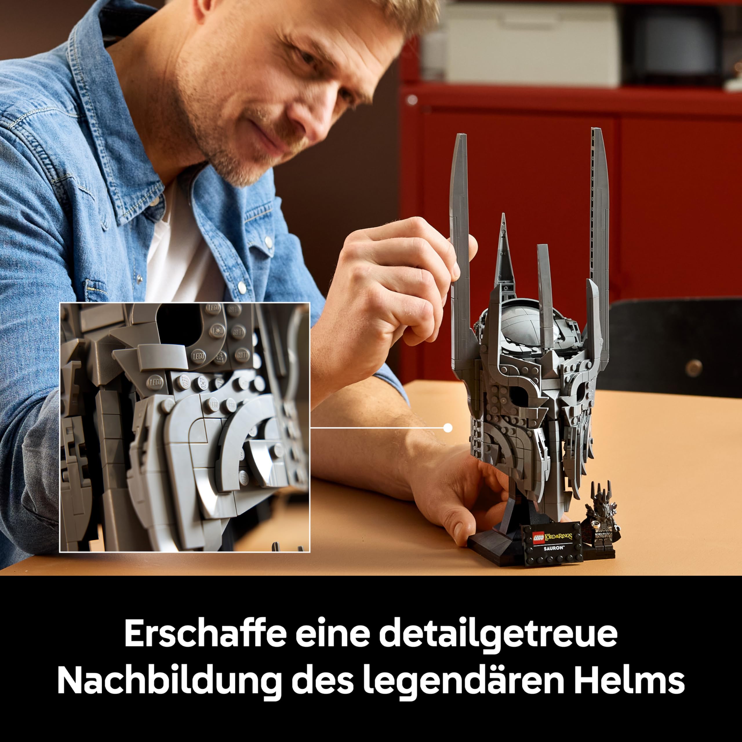 LEGO Icons 11373 Der Herr der Ringe: Saurons Helm, bauset 3