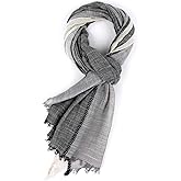 GERINLY Color Block Winter Scarf for Men Long Neck Wraps Shawl Urbanstyle Scarf Gift for Men