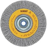 DEWALT Wire Wheel For Bench Grinder, Crimped Wire, 8-Inch (DW4906)