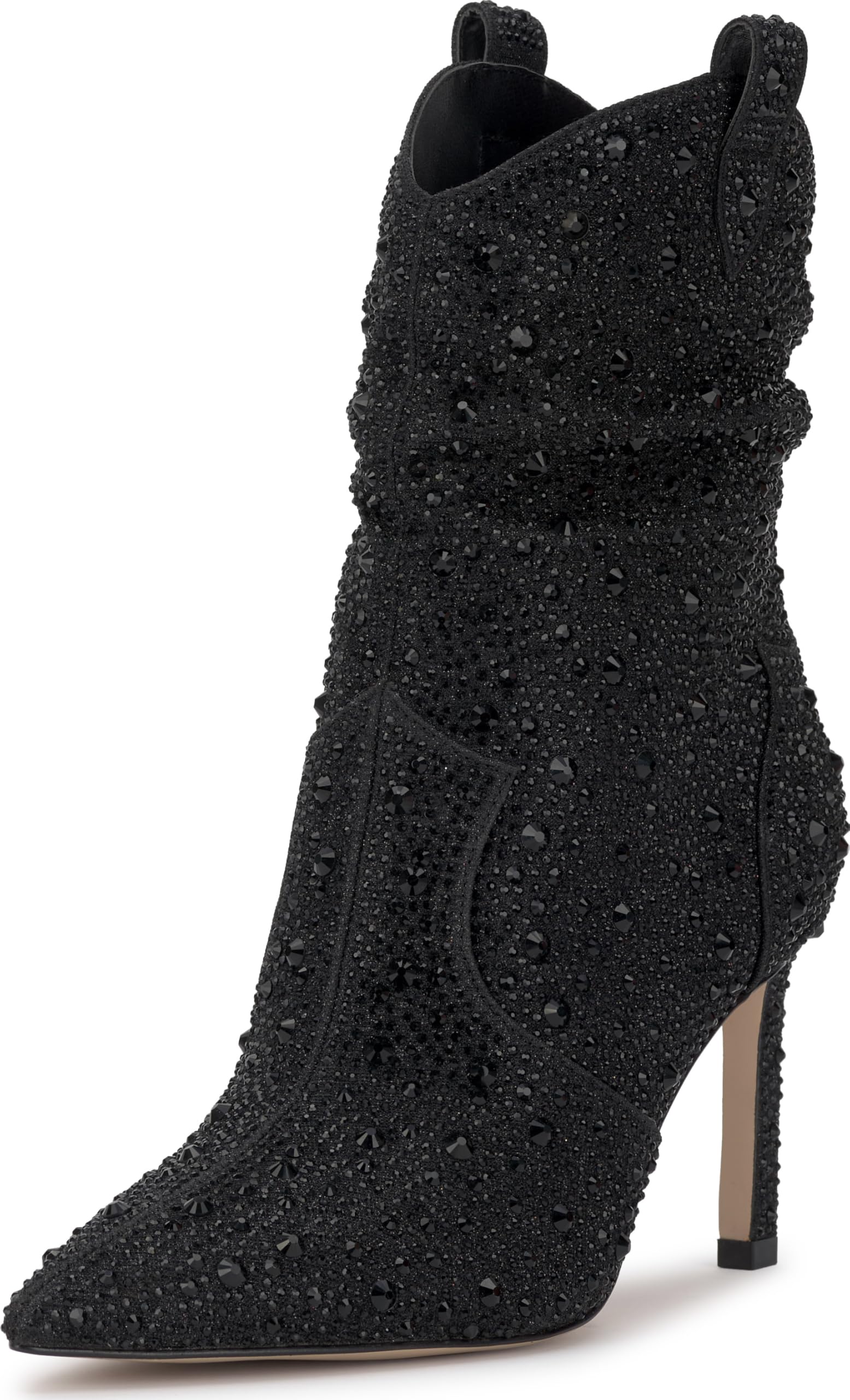 Jessica Simpson Women’s Evgena Mid Calf Boot, Black, 8