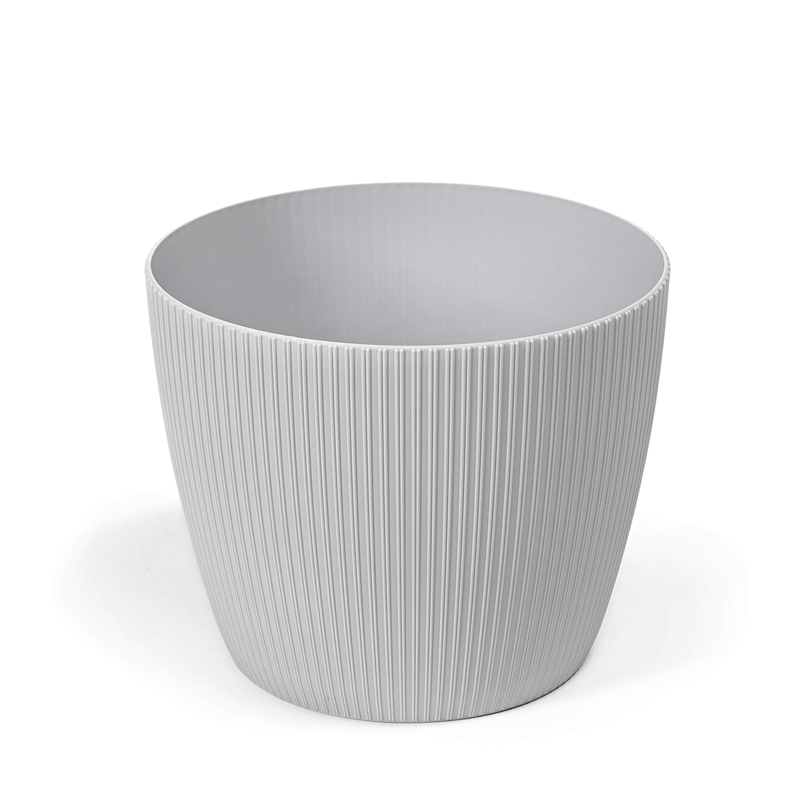 Lamela Flowerpot Herb Plant Flower pot Magnolia Jumper |Windowsill Holder Balcony Garden Container | Organizer box decor | Mix! Match! Play! (Ø 190mm H 150mm, Light Grey)