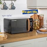Russell Hobbs RHMD714B-N Scandi Black 17L Digital Microwave 700W view 7
