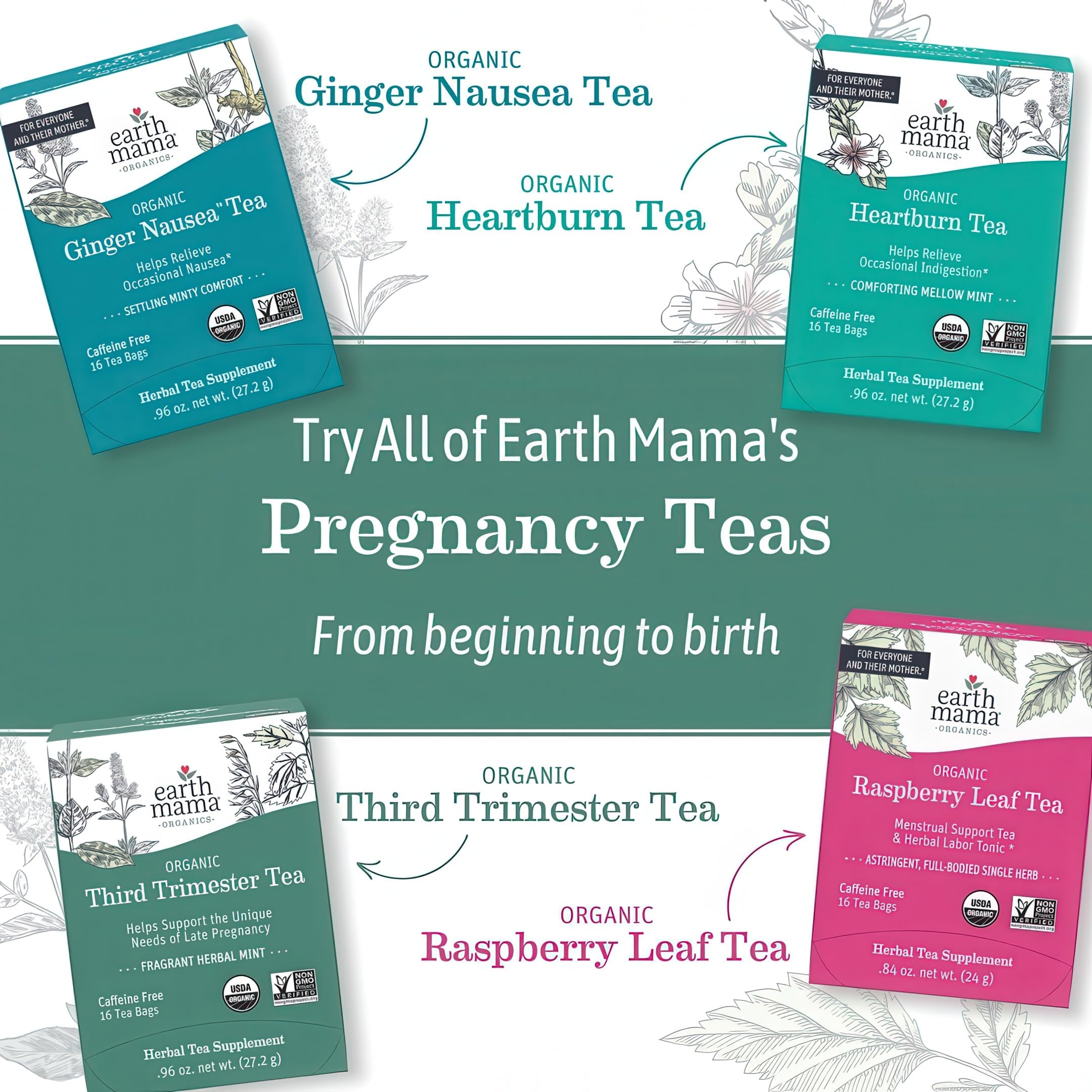 Earth Mama Organic Milkmaid® Tea | Lactation Support Herbal Tea Bags for Breastfeeding, Decaf Lactation Supplement for Increased Breast Milk Production, With Milk Thistle & Fenugreek (16 Count)