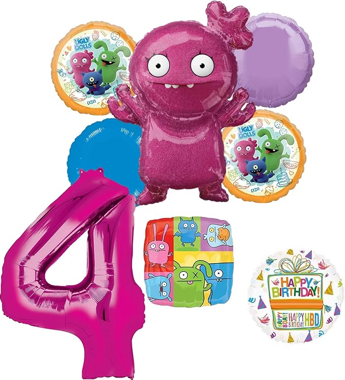 Ugly Dolls 4th Birthday Party Supplies 