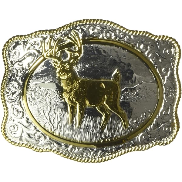 Amazon.com: Crumrine Men's Bull Rider Buckle Silver One Size