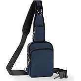Keanoo Sling Bag, Crossbody Bag with Zipper Lock, RFID & Water Resistant for Women and Men Small Chest Bag for Travel Casual