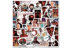 sxdaizjsym 64pcs Movie Season 5 Stickers for Water Bottle, Cool Movie Stickers for Adult Teen Travel Case, Laptop, Guitar, Sk