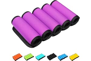 XiOiOiX Luggage Handle Wrap-Neoprene Luggage identifiers for Suitcases Unique Bright Luggage Tags/Spotter/Markers/Handle Cover Travel Accessories