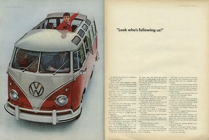 Amazoncom Look Whos Following Us Volkswagen Station - 
