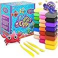 FlyFlag Air Dry Clay Kit - 24 Colors, Soft & Ultra Light, Modeling Clay for Kids with Accessories, Tools and Tutorials