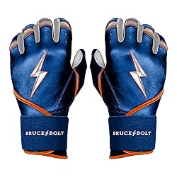 BRUCE BOLT Nimmo Series Long Cuff Blue Batting
