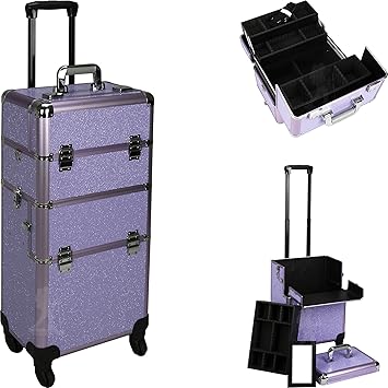 Amazon Com Hiker Makeup Rolling Case Hk6501 2 In 1 Hair Stylist