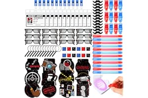 Pickmesh 96 Pcs Detective Spy Party Supplies Secret Notepads Invisible Ink Pens Magnifying Glass Secret ID Card Holder Spy Birthday Party Supplies for Classroom Prizes Goodie Bag Stuffers