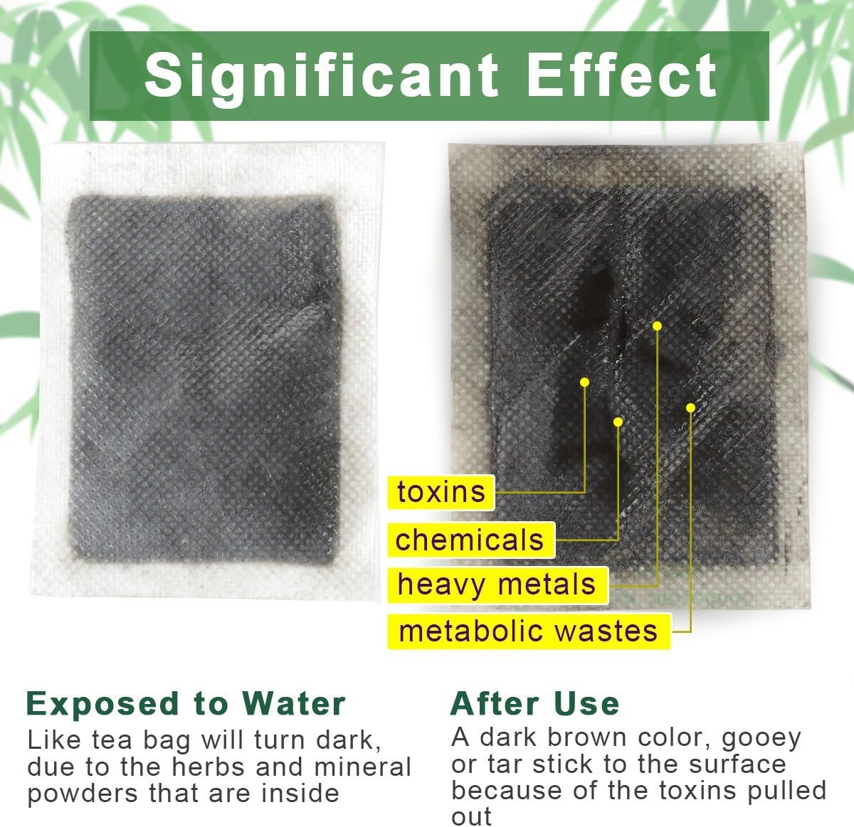 Foot Pads - (100pcs) Natural Cleansing Foot Pads for Foot Care, Sleeping & Anti-Stress Relief, No Stress Package - 100 Packs: Health & Personal Care