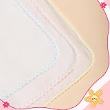 Lanjue 24 Pcs Muslin Face Cloths 12 x 12 Inch Cotton Reusable Towels view 7