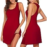 Avidlove Sleepwear for Women Tank Nightgown Chemise Racerback Sleeveless Sleep Dress