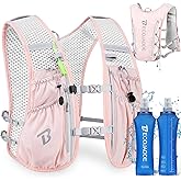 BECOJADDE Running Vest Hydration Backpack for Men Women, 5L Lightweight Running Backpack Hydration Pack for Marathon, Trail, Cycling, Hiking, Jogging