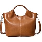 BOSTANTEN Vegan Leather Purses for Women Soft Top Handle Satchel Crossbody Zipper Handbag with Detachable Shoulder Strap