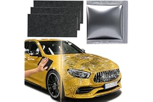 Huotwoe Nano Sparkle Cloth Car Scratches Remover,3PCS Multi-Purpose Nano Magic Cloth Easy to Repair Small Scratched Water Spots Scratch Car Remover for All Car
