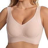 Fittingirls Plus-Size Airflow Comfort Bra Cooling Tech Full Coverage Seamless Padded Design Adjustable All-Purpose Wear