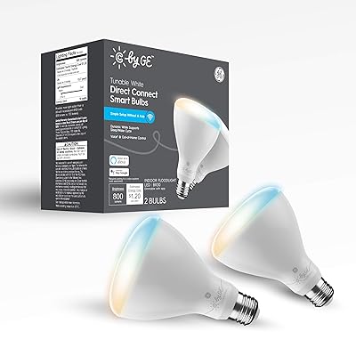 Buy C By Ge Tunable White Direct Connect Recessed Led Flood Light Bulbs With Bluetooth And Wi Fi 65w Replacement Br30 Works With Alexa Google Home Without Hub 2 Pack Packaging May Vary