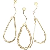 Vince Camuto Gold Tone 3 Piece Multi Style Stone Bracelet Set