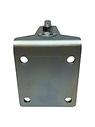 Slide Gate Guide Post Rollers 3" Black L Rear