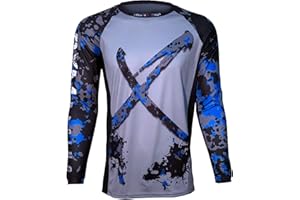 R X M Rated X Moto Urban X Men's Jersey Motocross Black/Blue Camo MX, ATV, Dirt Bike Pro-X Series
