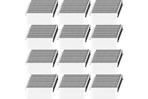 Smarpau Mesh Zipper Pouch, 96 Pack 9.3" x 4.7" Small Zipper Pencil Pouch Bulk, Multipurpose Waterproof Zipper Bags for Travel, Office Supplies Pencil Case, Black