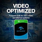 Seagate SkyHawk 2TB Video Internal Hard Drive 3.5 inch SATA 6Gb/s 256MB view 4