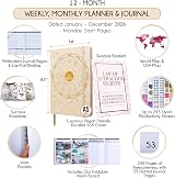 FREEDOM MASTERY Law of Attraction Planner 2026 Hourly Weekly Monthly view 2