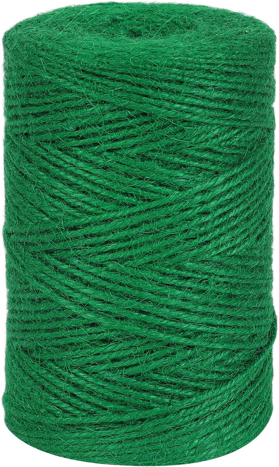 tenn well 2mm Jute Garden String 152m Natural Green Twine