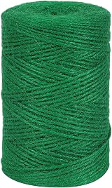 tenn well 2mm Jute Garden String 152m Natural Green Twine