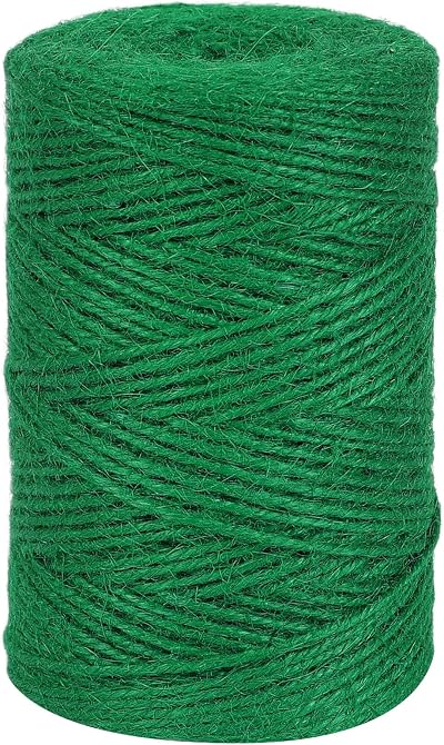 tenn well 2mm Jute Garden String 152m Natural Green Twine