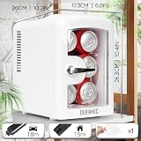 Duronic MFW4 WE Mini Fridge Warmer 4L 6 Can Portable 12V & 240V White view 2