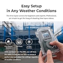 Brinno Time Lapse Camera BCC300-C Bundle, Outdoor