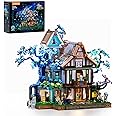 Lumibricks Sylvan-Inn Treehouse Lighting Building-Bricks-Set - 3120 Pcs Elf Hotel Cabin Collection Tree House LED Light Set f